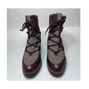 Naturalizer Women's Madie Lace-Up Ankle Heel Boot Water Repellant Size 9 M